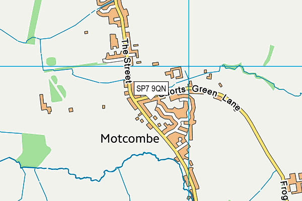 SP7 9QN map - OS VectorMap District (Ordnance Survey)