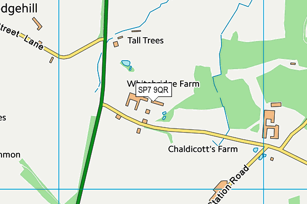 SP7 9QR map - OS VectorMap District (Ordnance Survey)