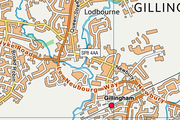 Map of GRACIE BARRA GILLINGHAM LTD at district scale