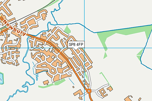 SP8 4FP map - OS VectorMap District (Ordnance Survey)