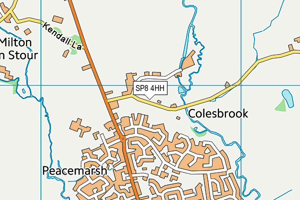 SP8 4HH map - OS VectorMap District (Ordnance Survey)