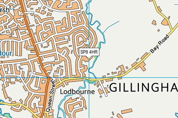 SP8 4HR map - OS VectorMap District (Ordnance Survey)