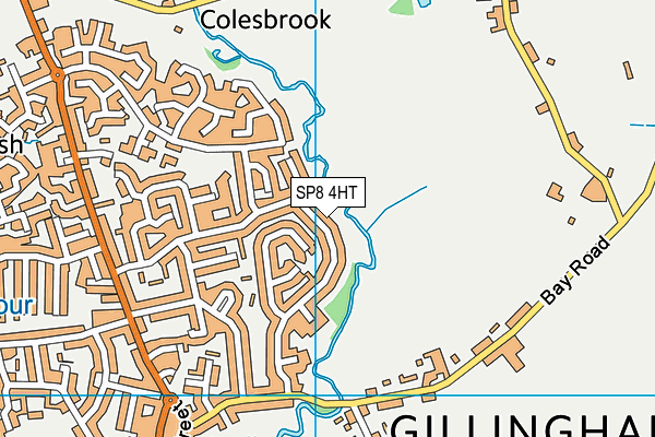 SP8 4HT map - OS VectorMap District (Ordnance Survey)