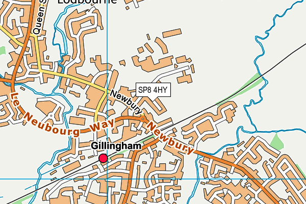 SP8 4HY map - OS VectorMap District (Ordnance Survey)