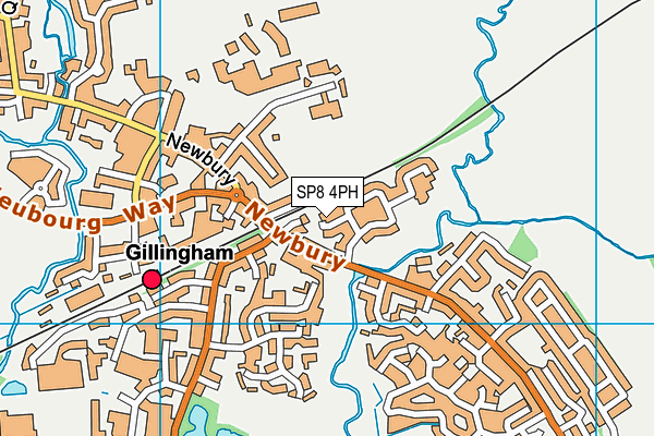 SP8 4PH map - OS VectorMap District (Ordnance Survey)