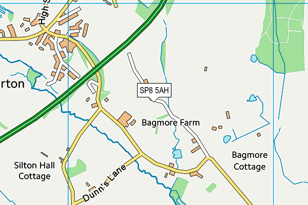 SP8 5AH map - OS VectorMap District (Ordnance Survey)