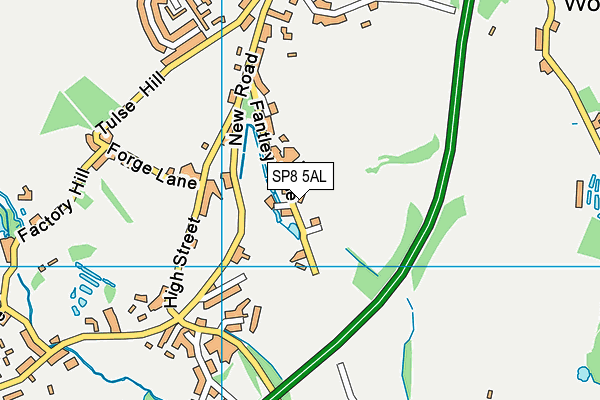 SP8 5AL map - OS VectorMap District (Ordnance Survey)