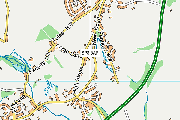 SP8 5AP map - OS VectorMap District (Ordnance Survey)