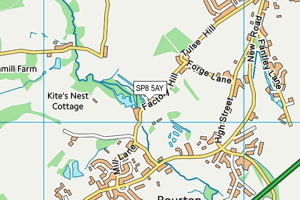 SP8 5AY map - OS VectorMap District (Ordnance Survey)