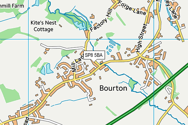 SP8 5BA map - OS VectorMap District (Ordnance Survey)