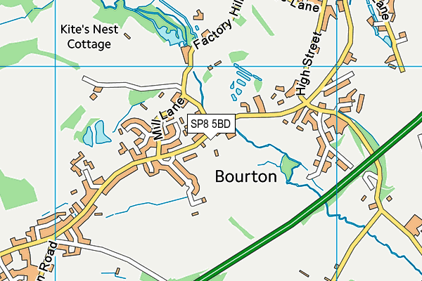 SP8 5BD map - OS VectorMap District (Ordnance Survey)