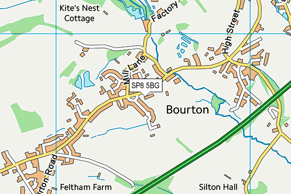 SP8 5BG map - OS VectorMap District (Ordnance Survey)