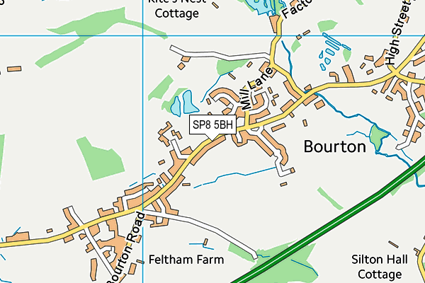 SP8 5BH map - OS VectorMap District (Ordnance Survey)