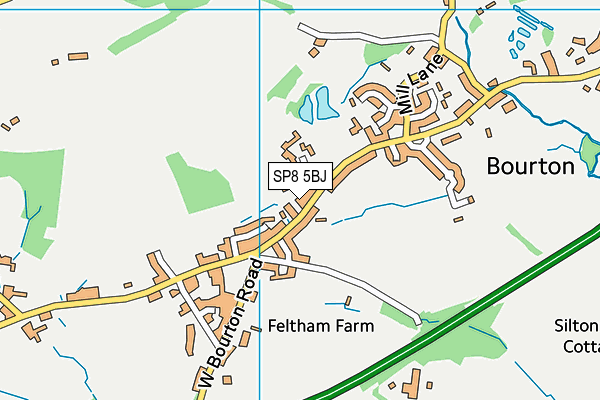 SP8 5BJ map - OS VectorMap District (Ordnance Survey)