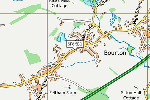 SP8 5BQ map - OS VectorMap District (Ordnance Survey)