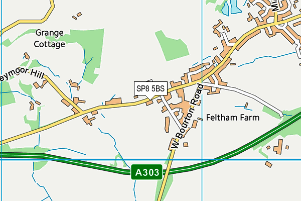 SP8 5BS map - OS VectorMap District (Ordnance Survey)