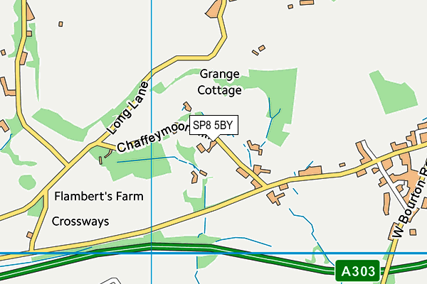 SP8 5BY map - OS VectorMap District (Ordnance Survey)