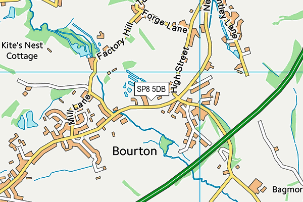 SP8 5DB map - OS VectorMap District (Ordnance Survey)