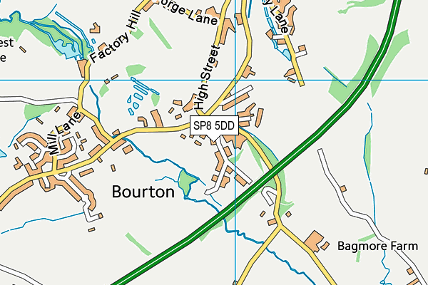 SP8 5DD map - OS VectorMap District (Ordnance Survey)