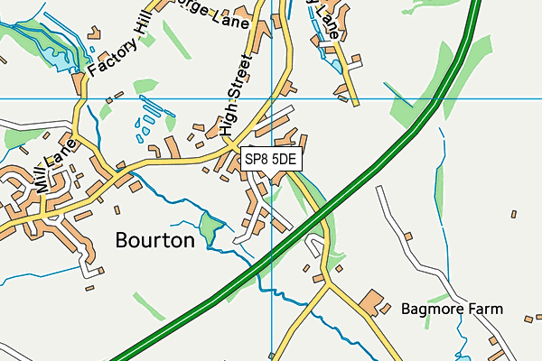 SP8 5DE map - OS VectorMap District (Ordnance Survey)