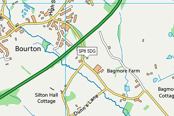 SP8 5DG map - OS VectorMap District (Ordnance Survey)