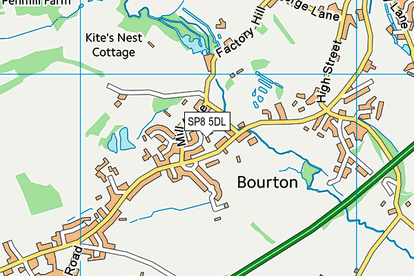 SP8 5DL map - OS VectorMap District (Ordnance Survey)