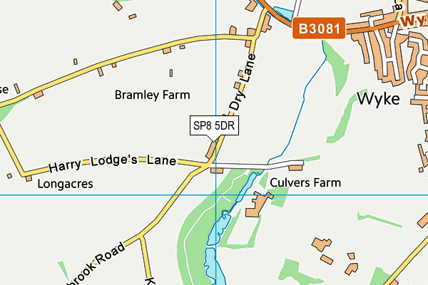 SP8 5DR map - OS VectorMap District (Ordnance Survey)