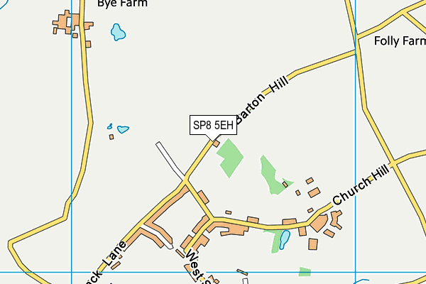 SP8 5EH map - OS VectorMap District (Ordnance Survey)