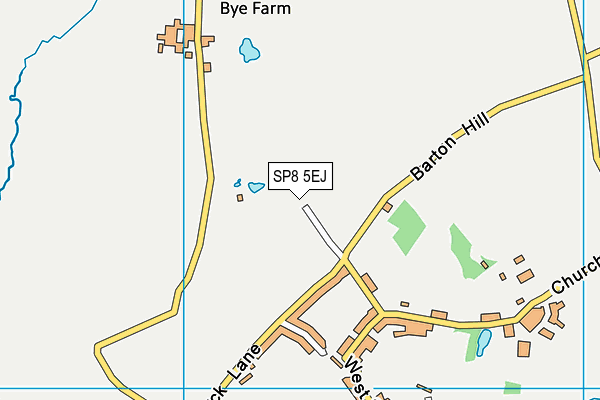 SP8 5EJ map - OS VectorMap District (Ordnance Survey)