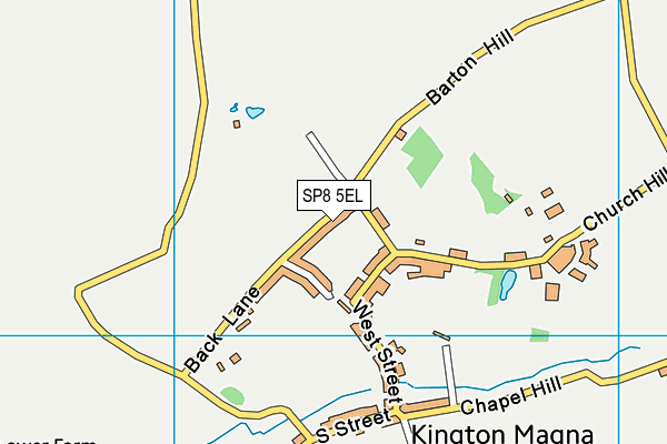 SP8 5EL map - OS VectorMap District (Ordnance Survey)