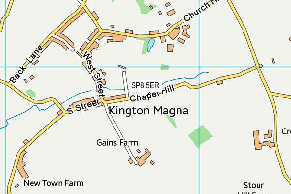 SP8 5ER map - OS VectorMap District (Ordnance Survey)