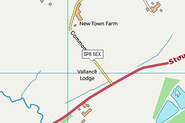 SP8 5EX map - OS VectorMap District (Ordnance Survey)