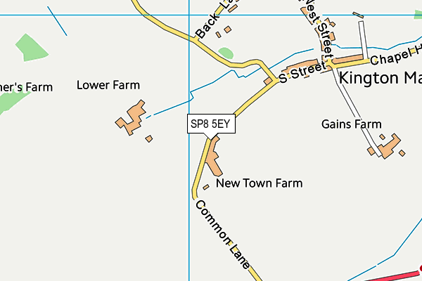 SP8 5EY map - OS VectorMap District (Ordnance Survey)