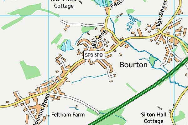 SP8 5FD map - OS VectorMap District (Ordnance Survey)