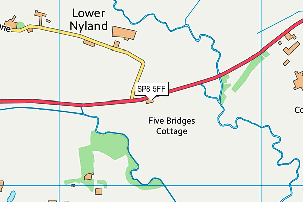 SP8 5FF map - OS VectorMap District (Ordnance Survey)