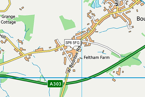 SP8 5FG map - OS VectorMap District (Ordnance Survey)