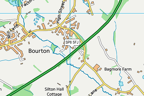 SP8 5FJ map - OS VectorMap District (Ordnance Survey)