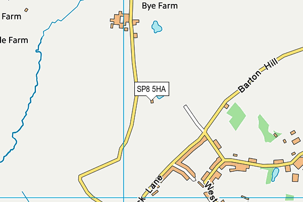 SP8 5HA map - OS VectorMap District (Ordnance Survey)