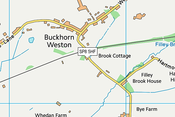 SP8 5HF map - OS VectorMap District (Ordnance Survey)