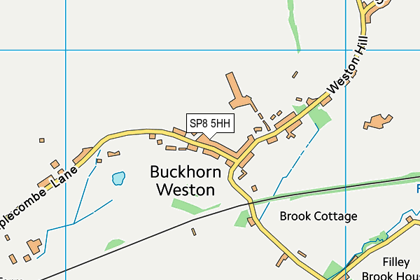 SP8 5HH map - OS VectorMap District (Ordnance Survey)