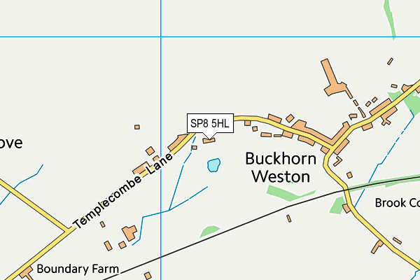 SP8 5HL map - OS VectorMap District (Ordnance Survey)