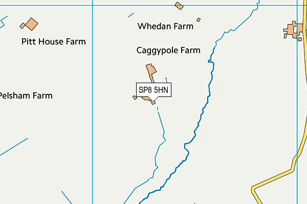 SP8 5HN map - OS VectorMap District (Ordnance Survey)