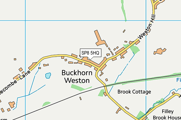 SP8 5HQ map - OS VectorMap District (Ordnance Survey)