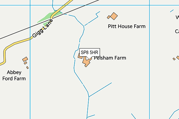 SP8 5HR map - OS VectorMap District (Ordnance Survey)