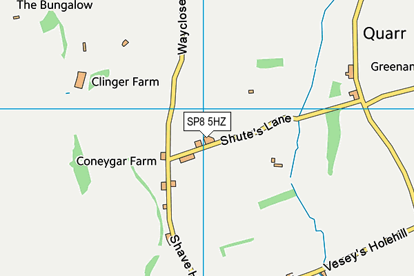 SP8 5HZ map - OS VectorMap District (Ordnance Survey)