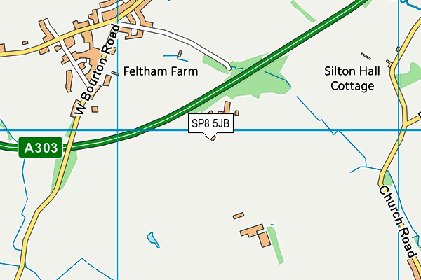 SP8 5JB map - OS VectorMap District (Ordnance Survey)