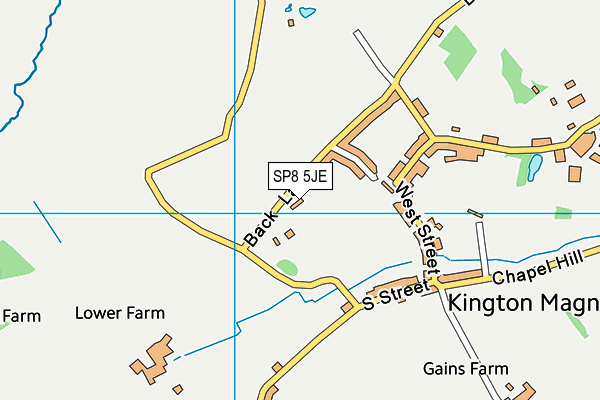 SP8 5JE map - OS VectorMap District (Ordnance Survey)