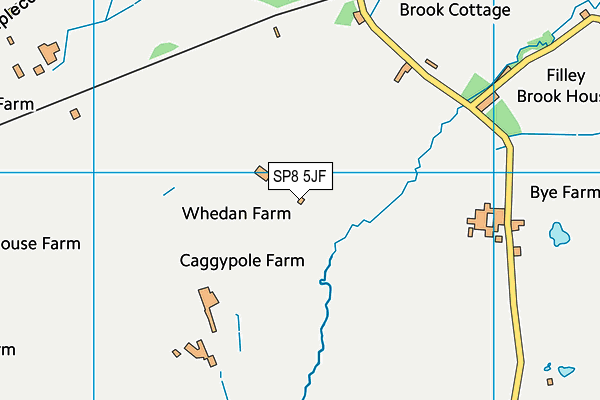 SP8 5JF map - OS VectorMap District (Ordnance Survey)