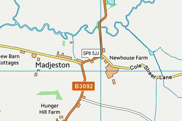 SP8 5JJ map - OS VectorMap District (Ordnance Survey)