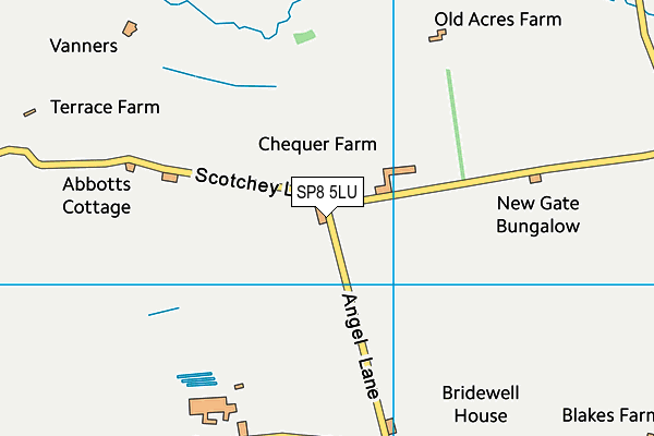 SP8 5LU map - OS VectorMap District (Ordnance Survey)